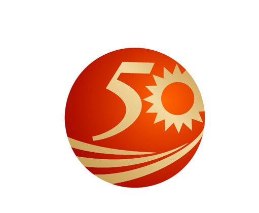 山東勞動職業技術學院50年校慶品牌設計—標志設計展示