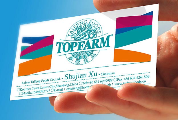 泰豐食品品牌設(shè)計—名片設(shè)計