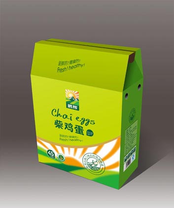 鵬輝雞蛋包裝設計—柴雞蛋包裝設計效果圖